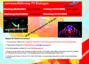 Mehr über den Artikel erfahren Jahresaufführung 2026